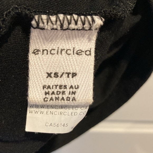 Encircled sleeveless revolve dress- XS black - Picture 3 of 5